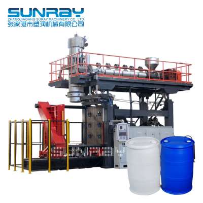 Industrial 200L Liter 55 Gallon L Ring Drum Making Machinery Blue Plastic 200 Litre Hdpe Drum Blow Moulding Machine