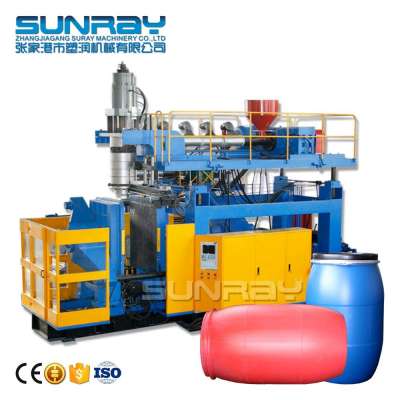 Hdpe 50 Liter 60 L 60l 100 Litre Extrusion Blow Molding Open-top Blue Plastic Barrel Drums Blowing Making Machine Price