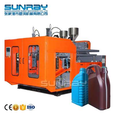 Blow Molding Machinery For Hdpe Of Jerry Can 1liter 5L View Strip Lubricant Engine Oil Bottle Making Machine