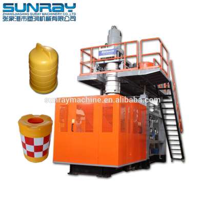 CHINA made automatic plastic round road safety barrier blow molding making machine