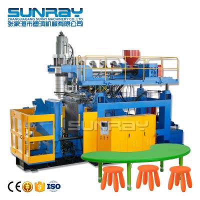 Automatic Hdpe Children Desktop Molding Plastic Outdoor Folding Table Chair Extrusion Blow Moulding Making Machine Price