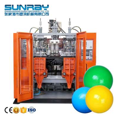 Double Color Hollow Plastic Marine Water Ball Blowing Moulding Making  Ldpe Ocean Sea Ball Extrusion Blow Molding Machine